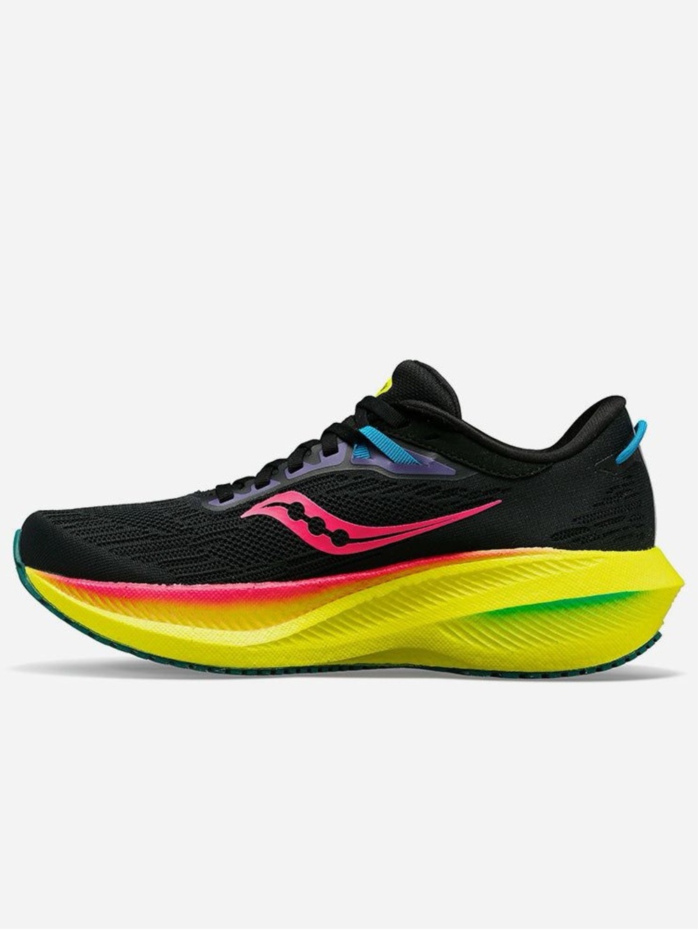 Saucony X Sweaty Betty Women's Black colorful kidcore Running Shoe